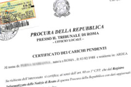 Certificato dei Carichi Pendenti